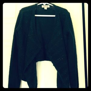 Black sparkly cardigan Size 7-8